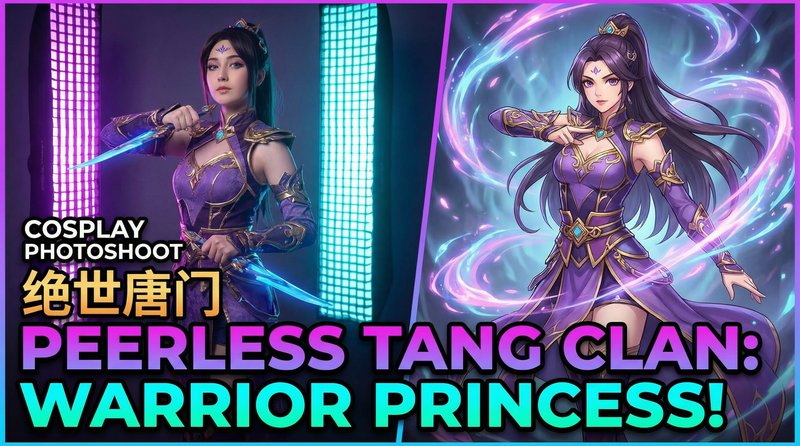 抖音风vlog视频-cosplay写真拍摄